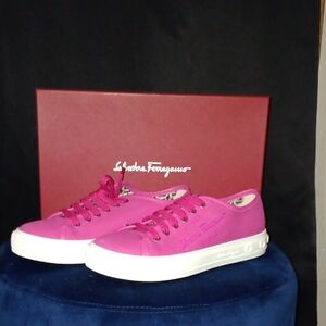 Salvatore Ferragamo Fuchsia Sneakers